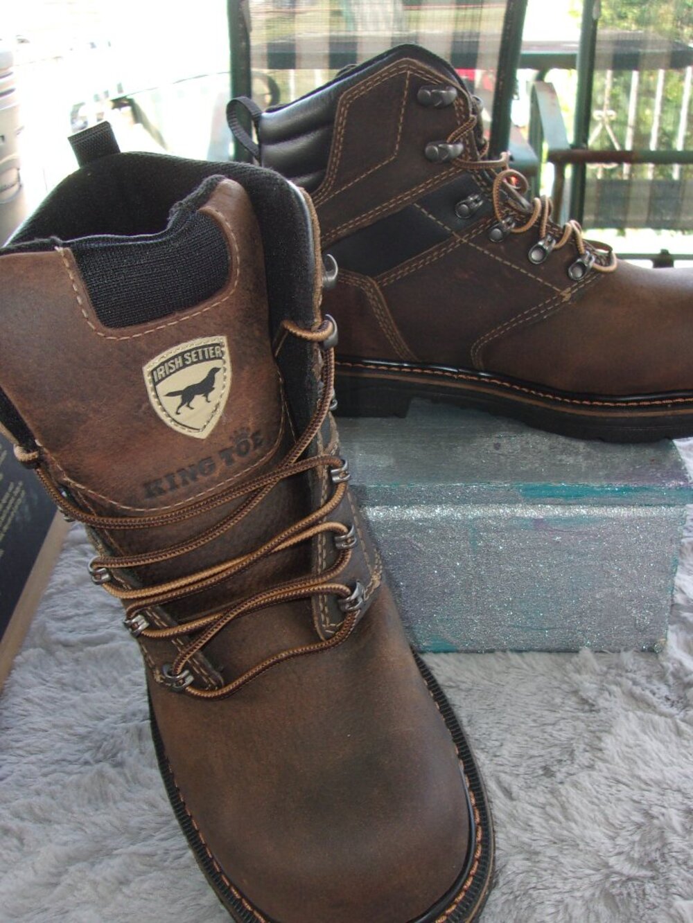 S-210 NIB MENS IRISH SETTER FARMINGTON KT WORK BOOTS